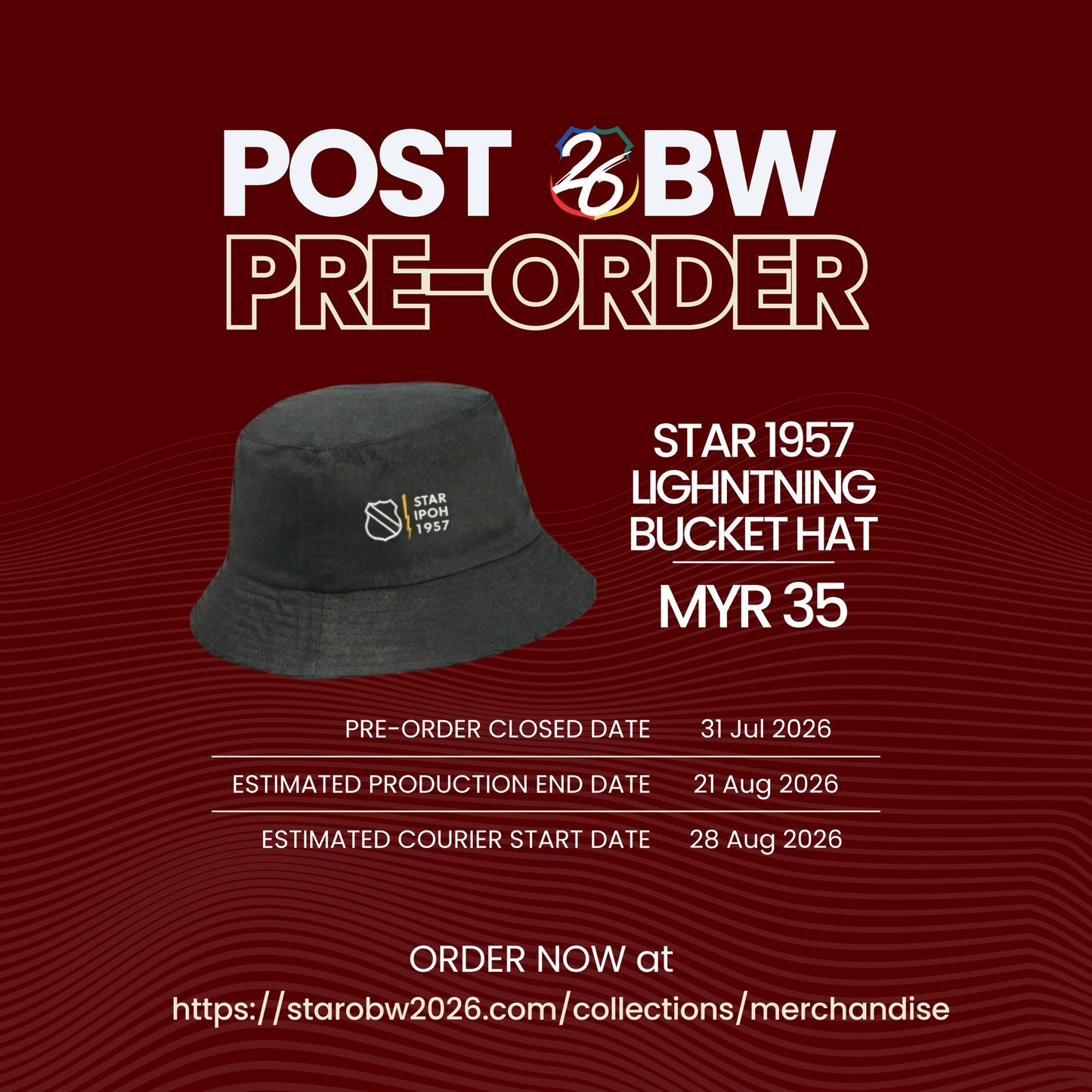 [PRE-ORDER] STAR OBW 2026 Official Lightning Buckethat